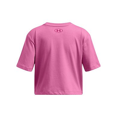 Girls 8-18 Under Armour Boxy Crop Branded Graphic Tee