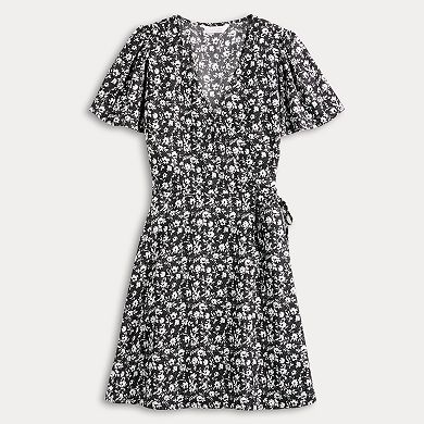 Petite LC Lauren Conrad Modern Wrap Mini Dress