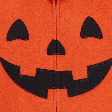 Toddler Carter's Halloween Jack-O-Lantern Hooded Jumpsuit