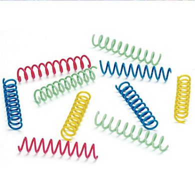 Spot Thin & Colorful Springs Cat Toy - 10 Pack