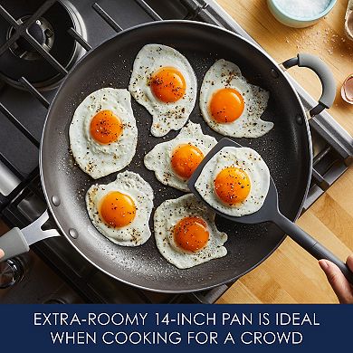 Rachael Ray Cook + Create 14-in. Aluminum Nonstick Frypan