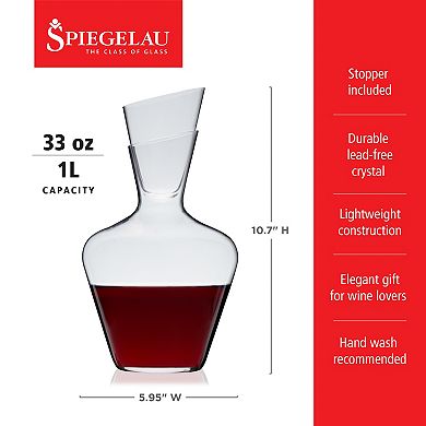 Spiegelau Definition 1l Wine Decanter And Stopper (set Of 1)