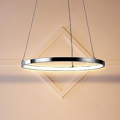 Brice Modern Contemporary Iron Integrated LED Pendant