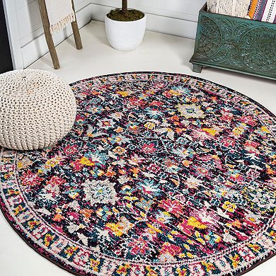 Alfombra Modern Boho Floral Area Rug