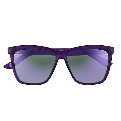Women's Tek Gear® 57mm Medium Plastic Cateye Polarized Sunglasses