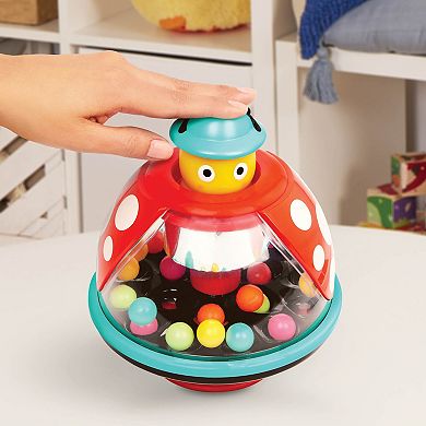 Battat Ladybug Pushtop Ball Popper