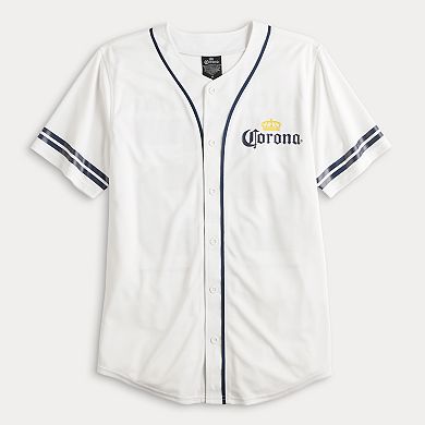 Men's Corona La Cerveza Mas Fina 25 Graphic Baseball Jersey