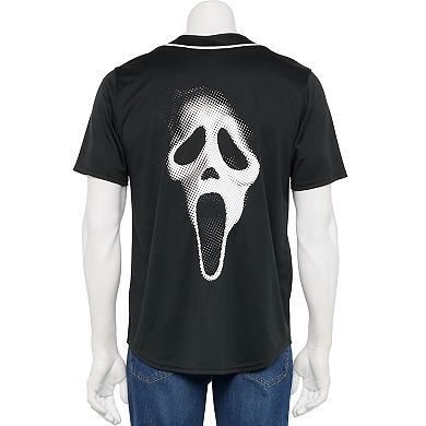 Men's Scream Ghost Face 96 Graphic Baseball Jersey