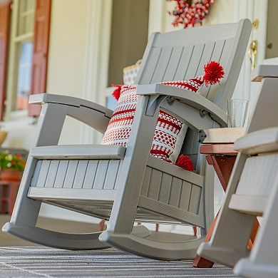 Suncast Rocking Chair with Storage