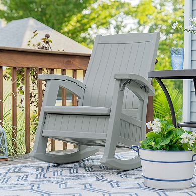 Suncast Rocking Chair with Storage