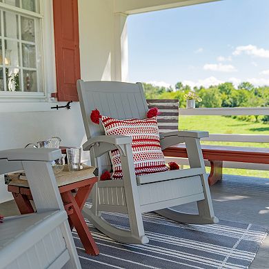 Suncast Rocking Chair with Storage