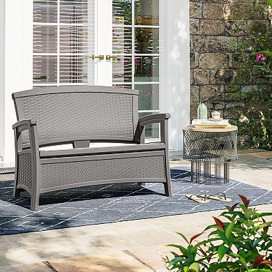 Suncast Loveseat with Storage