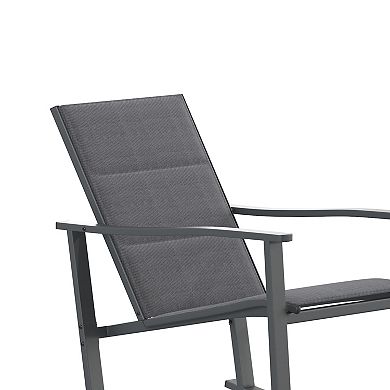 Flash Furniture Brazos Indoor/Outdoor Rocking Chair 2-piece Set