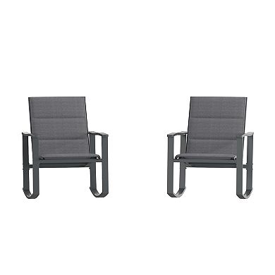 Flash Furniture Brazos Indoor/Outdoor Rocking Chair 2-piece Set