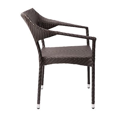 Flash Furniture Jace Commercial Grade Stacking Patio Chair