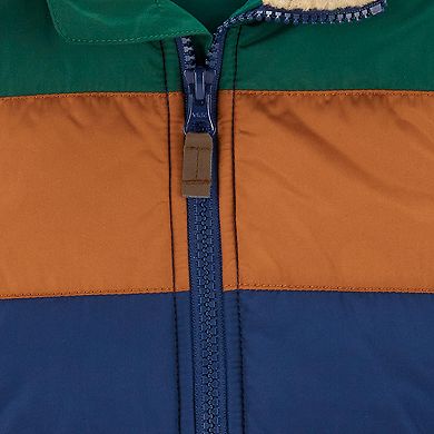 Toddler Boy Carter's Colorblock Zip-Up Puffer Vest