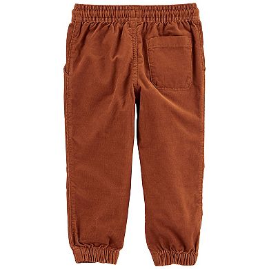 Toddler Boy Carter's Pull-On Corduroy Jogger Pants