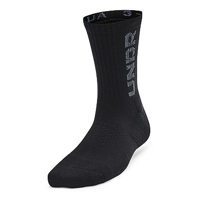 Under Armour Kids' UA Zone Mid-Crew Socks 3-Pack