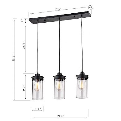 Greenville Signature 3-Light Pendant for Kitchen Island