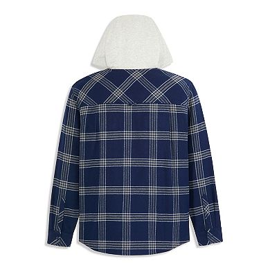 Men's Hurley Hooded Button-Up Flannel Shirt