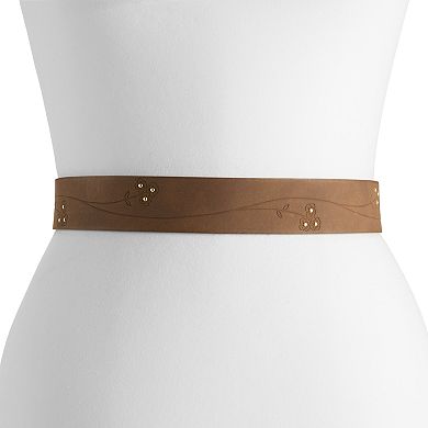 Women's Sonoma Goods For Life?? Vine Embossed Studded Belt