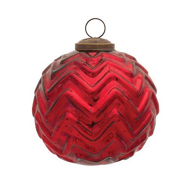 Mercury Glass Ball Ornament (set Of 12)