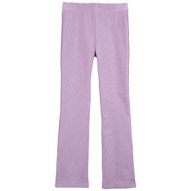 Girls 4-14 Carter's Ribbed Flare Pants