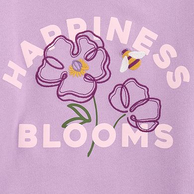 Girls 4-14 Carter's Happiness Blooms Floral Sweatshirt