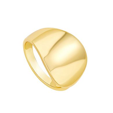 PRIMROSE 18k Gold Vermeil Graduated Dome Ring