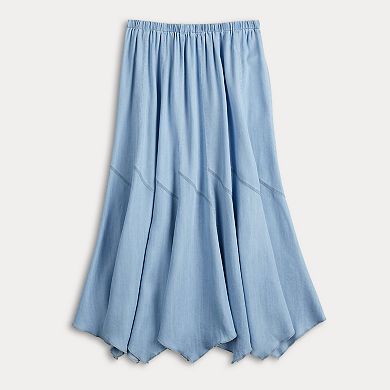Women's Catherine Malandrino Pull-On Angled Seamed Skirt