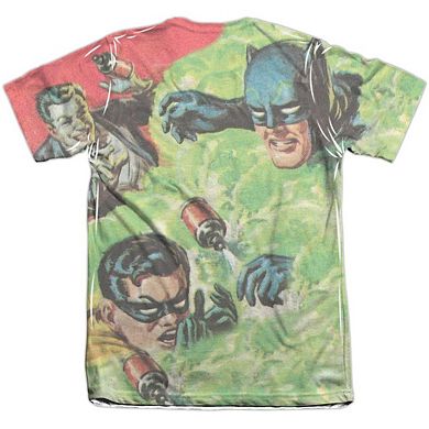 Batman Classic Tv Laugh Gas Sleeve T-shirt