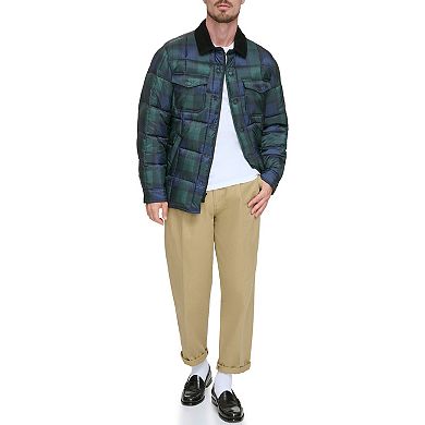 Men's Dockers® Midweight Quilted Shacket with Corduroy Collar