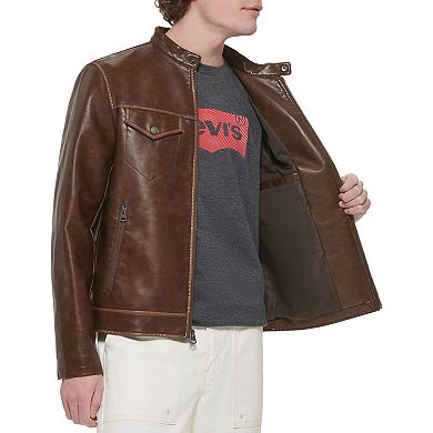 Men's Levi's® Faux Leather Trucker Jacket