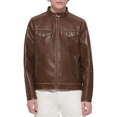 Men's Levi's® Faux Leather Trucker Jacket