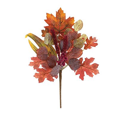 Mixed Fall Foliage Leaf Pick (Set of 6)