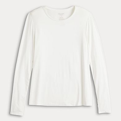 Women's Nine West Essential Long Sleeve Crewneck Shirt