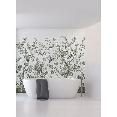 Brewster Home Fashions Forest Chinoiserie Mural Wallpaper Decals