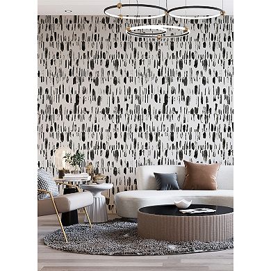 Brewster Home Fashions Bold Brush Strokes Mural Wallpaper Decals