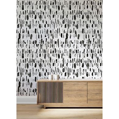 Brewster Home Fashions Bold Brush Strokes Mural Wallpaper Decals