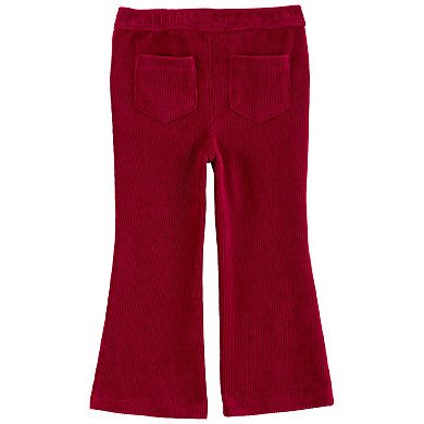 Toddler Girl Carter's Pull-On Velour Flare Pants