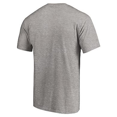 Men's Fanatics Branded Heathered Gray Oklahoma Sooners First Sprint Team T-Shirt