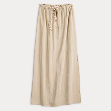 Juniors' SO® Soft Twill Maxi Skirt