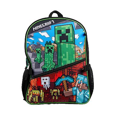 Minecraft 5 pc Backpack Set