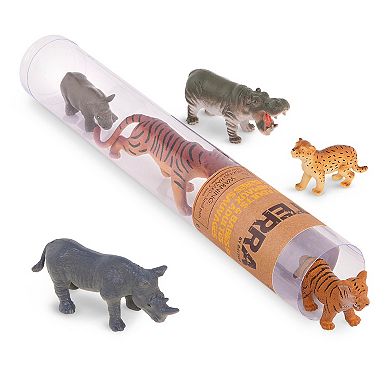 Terra by Battat Wild Animal Adults & Babies in a Tube