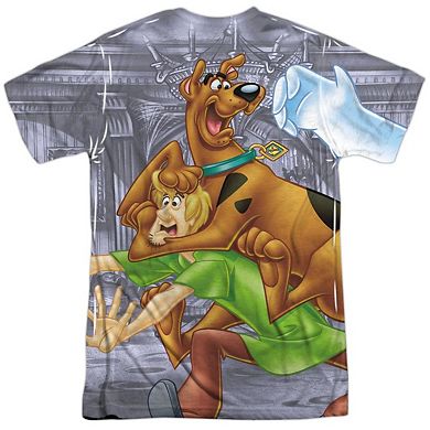 Scooby Doo Scooby And Shaggy Short Sleeve Adult Poly Crew T-shirt