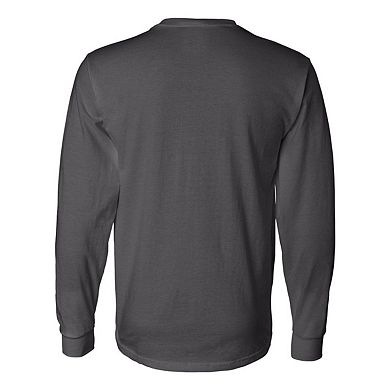 Superman Colored Lines Long Sleeve Adult T-shirt