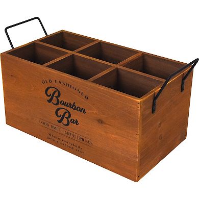 Bourbon Bar Wooden Wine Crate