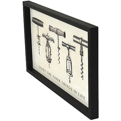 Corkscrews Art Framed Wall Decor