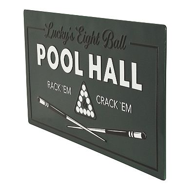 Pool Hall Metal Sign