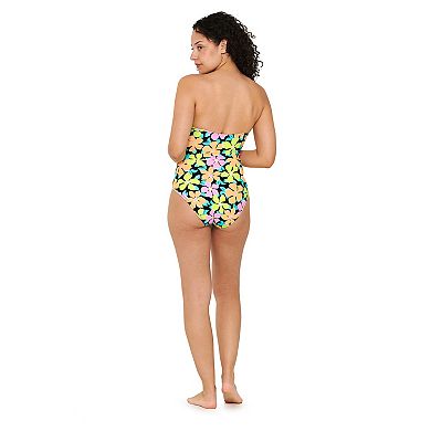 Juniors' Ninety-Nine° Bandeau One-Piece Swim Suit